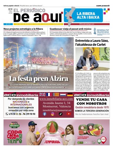 Portada de la edición julio 2026 de La Ribera.