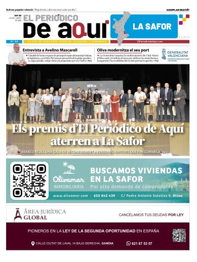 Portada de la edición julio 2026 de La Safor.