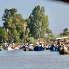 El Palmar celebra 50 anys de la romeria del Crist de la Salut per l’Albufera.