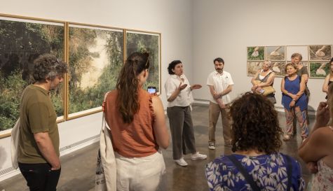 Bleda y Rosa, durante una visita a la muestra 'La Albufera' en el IVAM. / Generalitat Valenciana