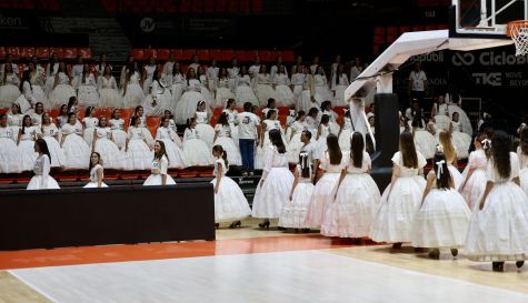 Ensayo de las candidatas a Fallera Mayor de Valencia 2027.