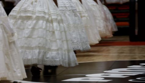 Ensayo de las candidatas a Fallera Mayor de Valencia 2027.