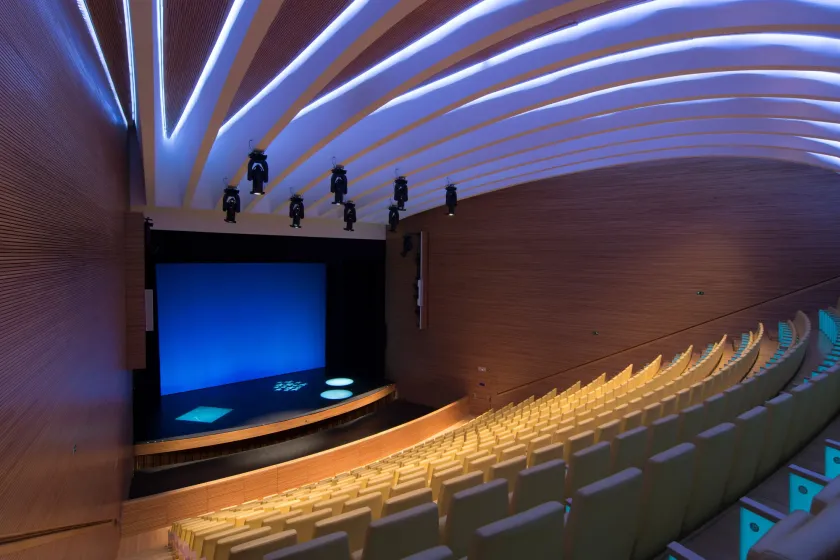 Interior del Teatro Martín i Soler del Palau de les Arts, que acogerá la programación del Teatro Principal de Valencia.