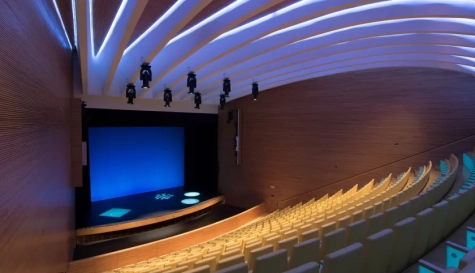 Interior del Teatro Martín i Soler del Palau de les Arts, que acogerá la programación del Teatro Principal de Valencia.